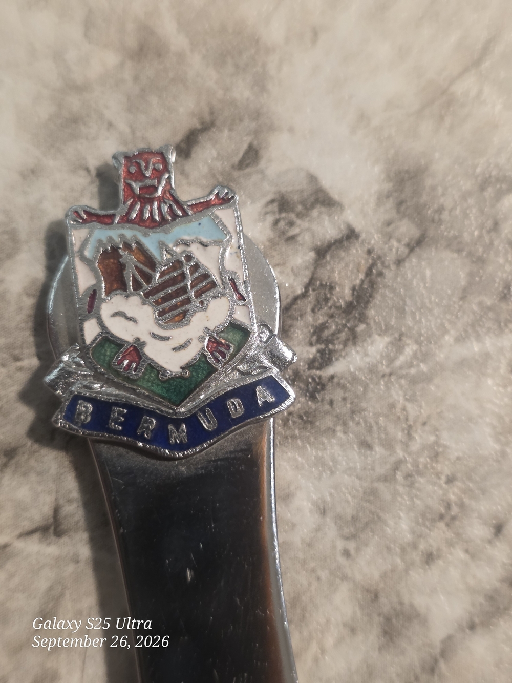 Bermuda Enamel Crest Letter Opener